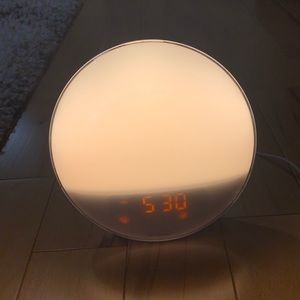 FITFORT Wake Up Light Sunrise Alarm Clock
